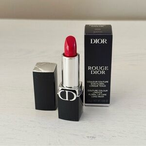 Rouge Dior Satin Long Wear Mini Lipstick in 999 Red